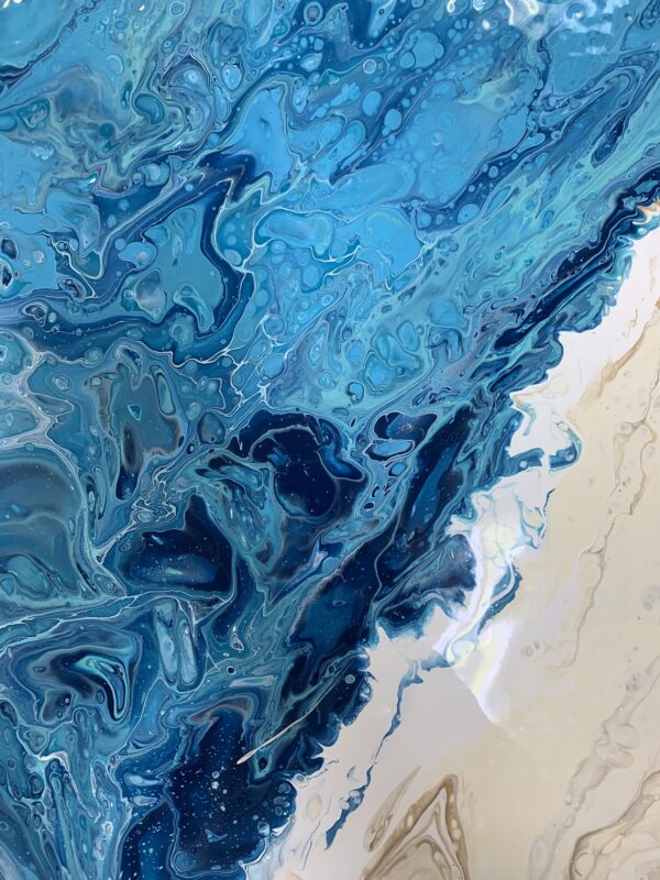 Beach Pour Painting 2