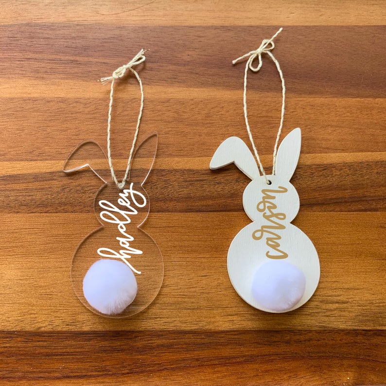 Bunny Easter Basket Tags