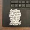 2 Timothy 1 7 - For God Has Not Given Us a Spirit of Fear - Vinyl Sticker 3